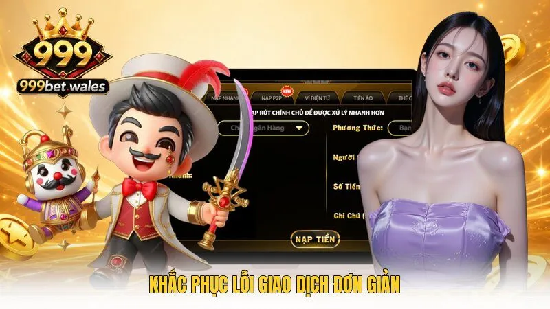 Khắc phục lỗi giao dịch đơn giản